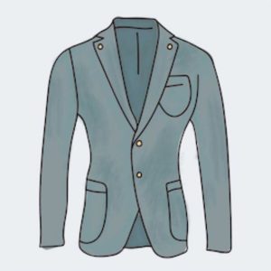 Blue Grey Blazer